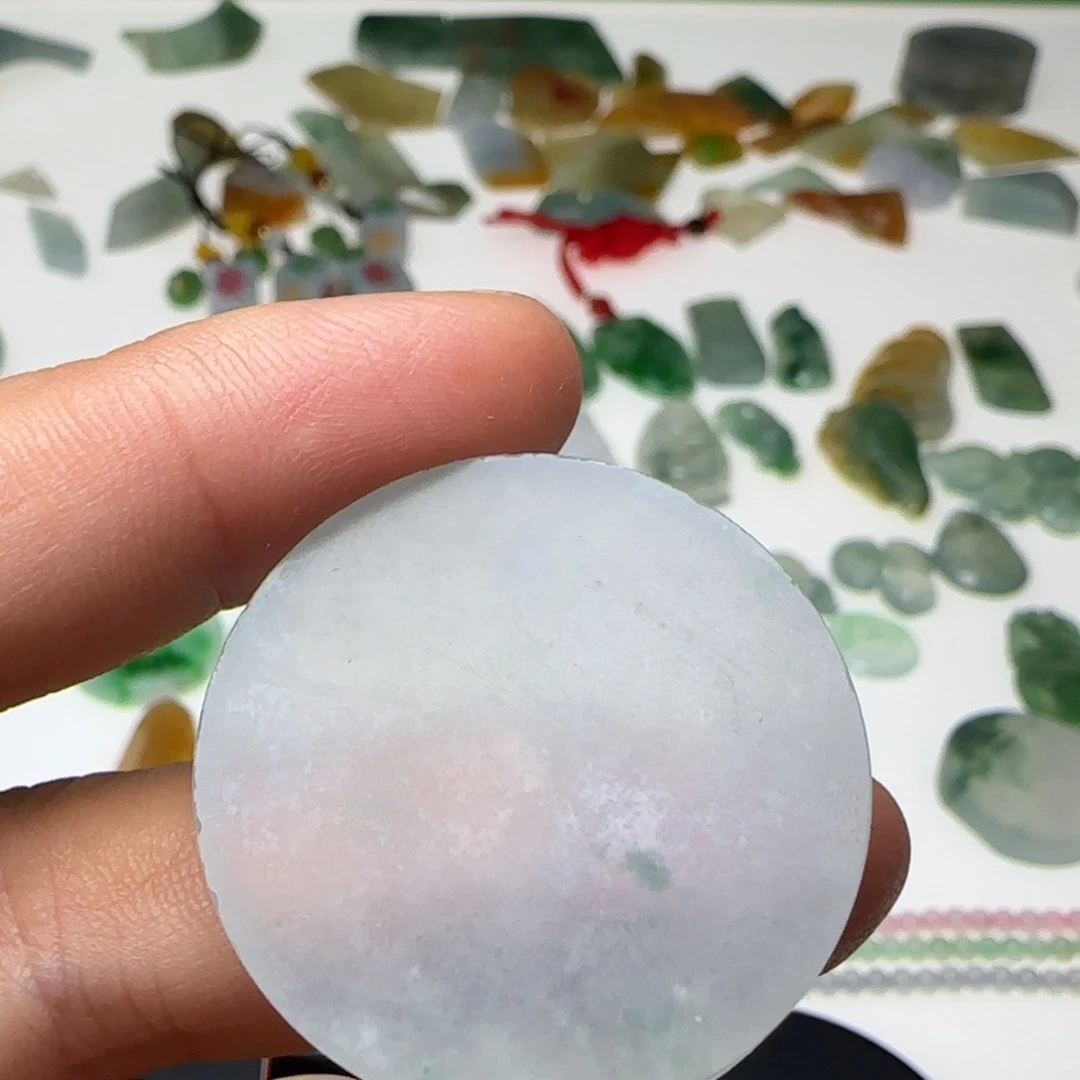 翡翠未镶嵌挂件天然翡翠