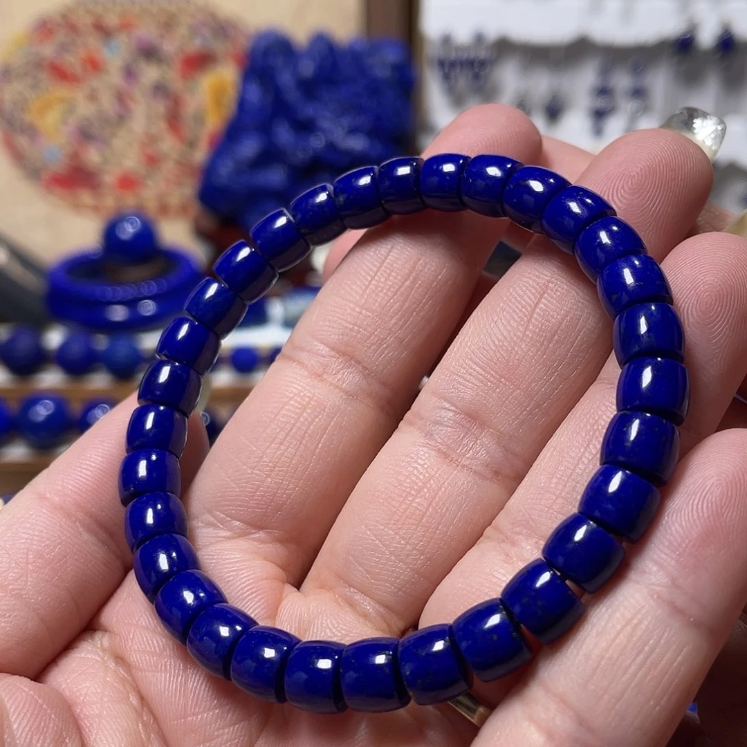 未镶嵌青金石精工直切7mm