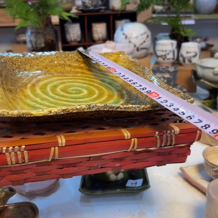 陶泥一个盘子好了哦的