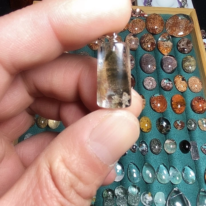 黑曜岩未镶嵌手串