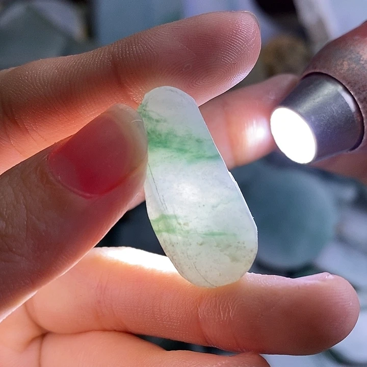 翡翠裸石纯天然翡翠