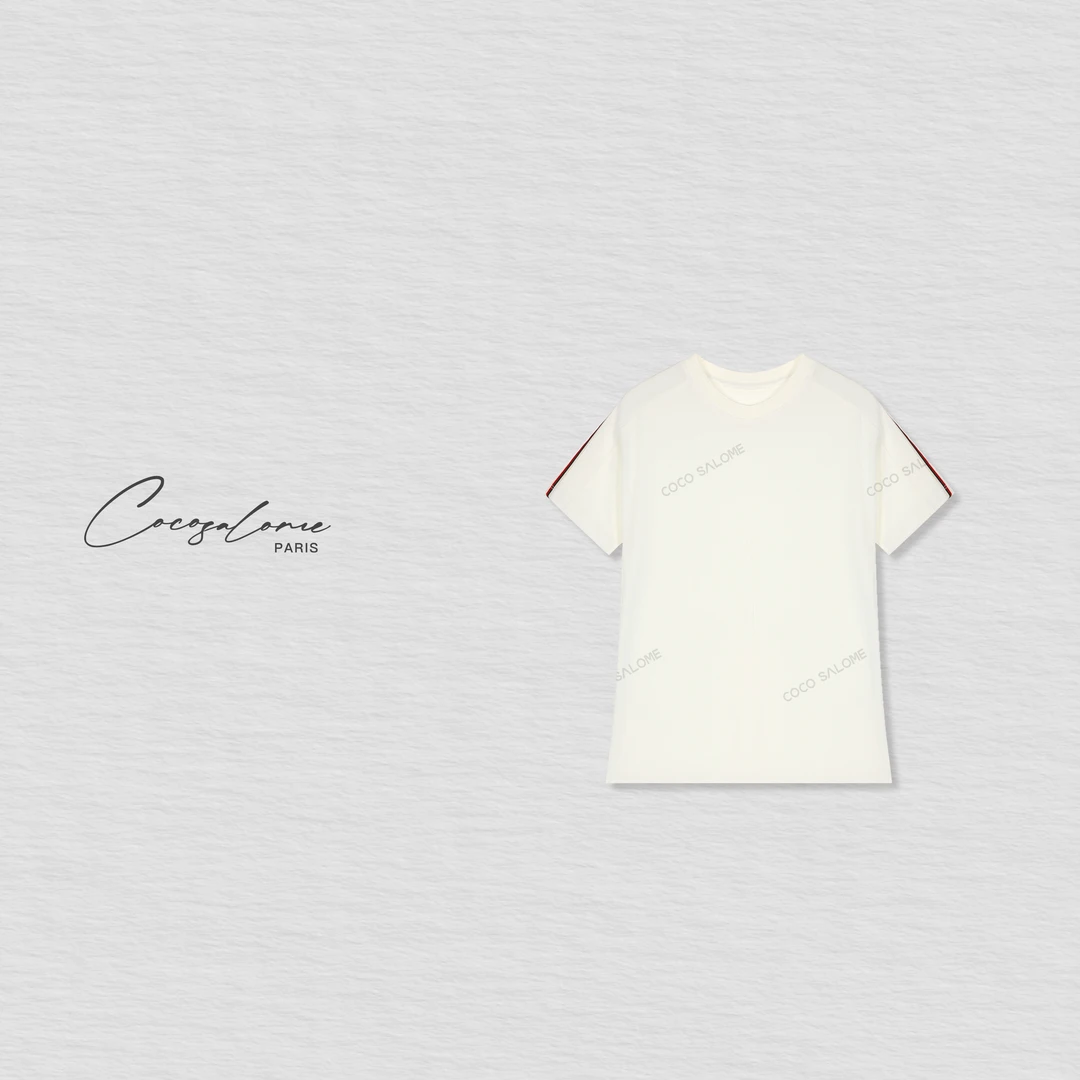 COCO SALOME｜韩彬彬"基础定律"天丝百搭休闲圆领短袖077S-(14)