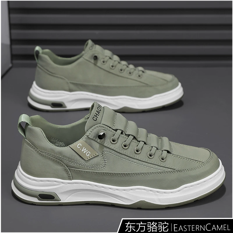 东方骆驼男鞋2025薄款夏季透气男士帆布鞋板鞋防臭防滑老北京布鞋