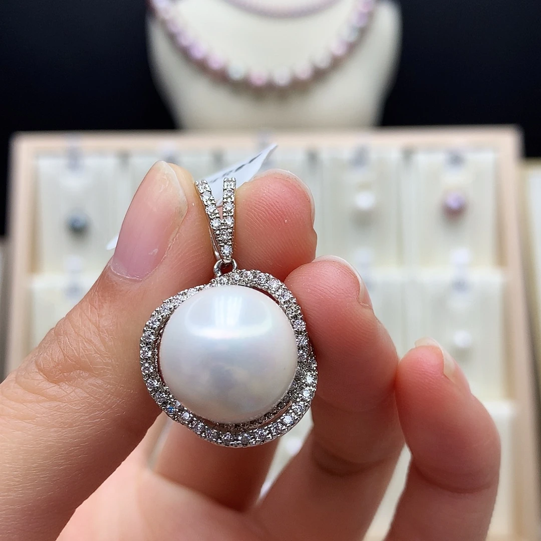 吊坠(赠链)合金淡水珍珠