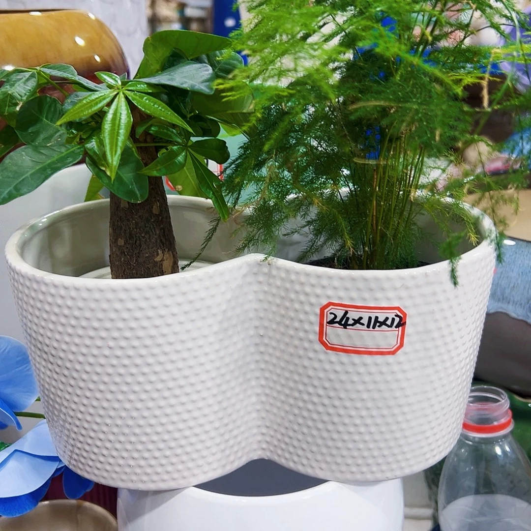 外贸尾单陶瓷花盆凑单10米包邮