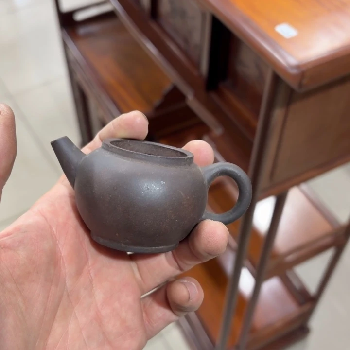 …***活茶壶紫砂般若中古美术工艺品