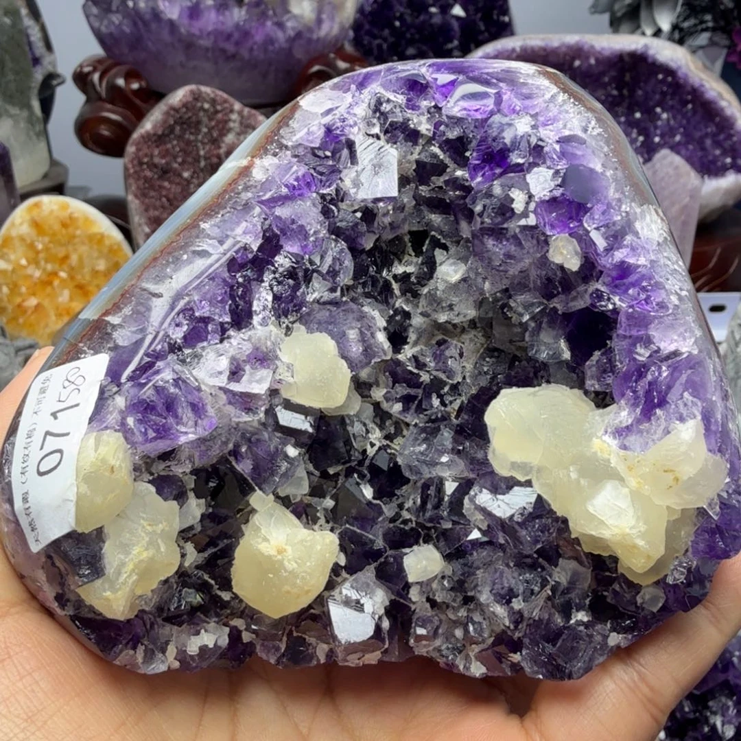 紫晶摆件未镶嵌奇石