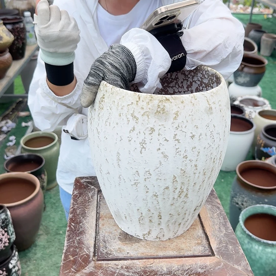 紫砂花盆王嫂花盆0630-731高28口20