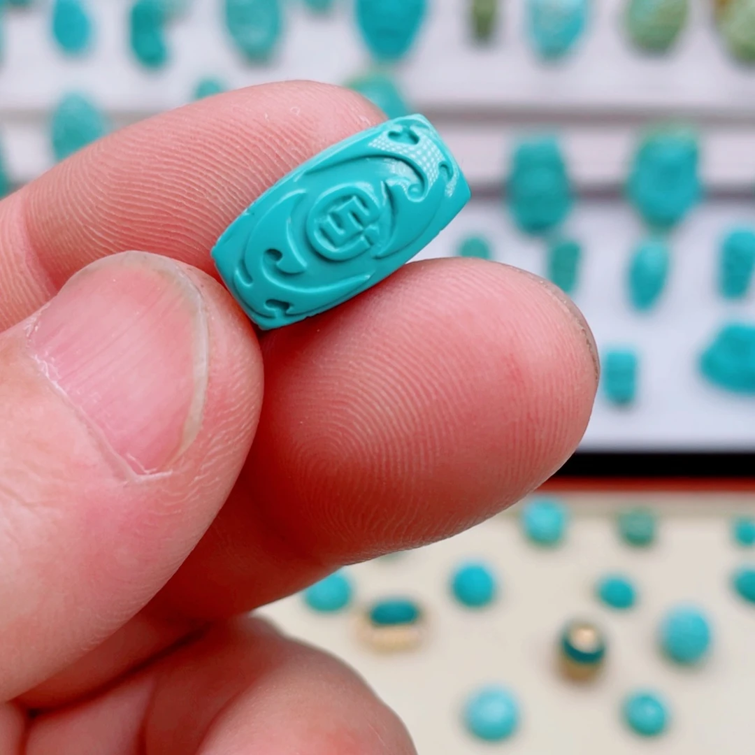 绿松石未镶嵌吊坠(不含链)