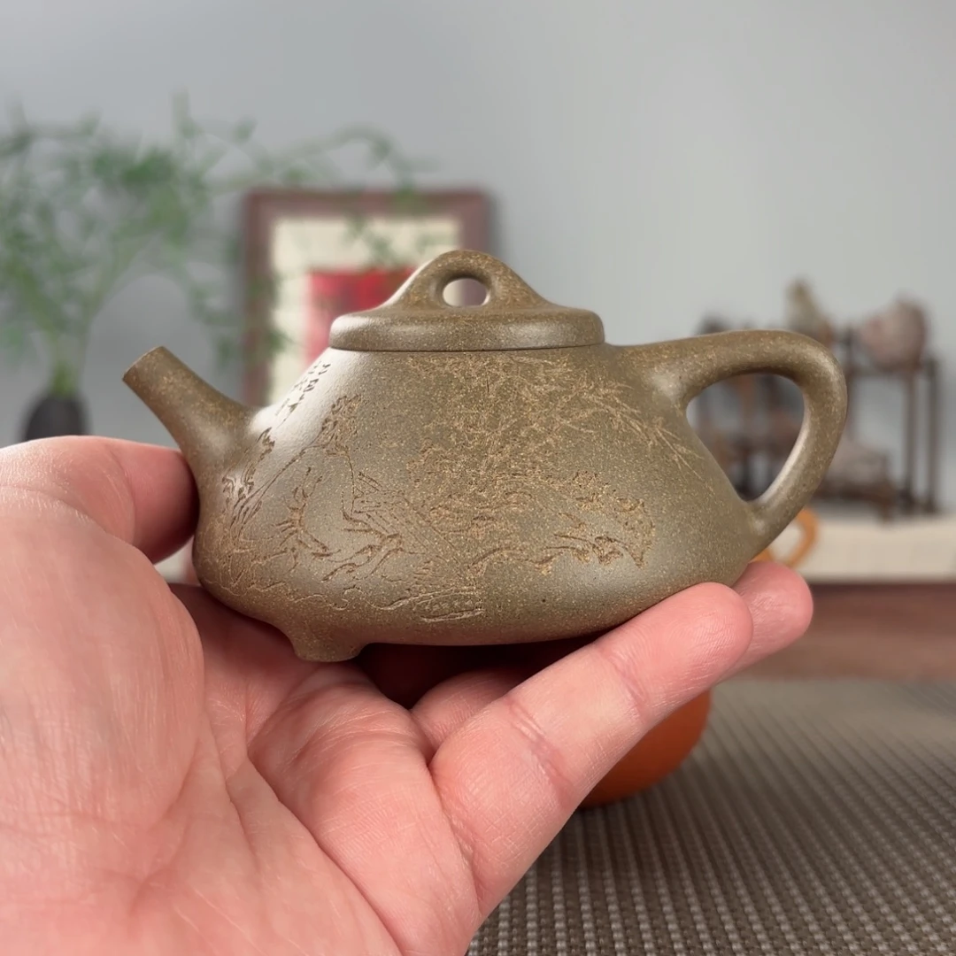 茶壶紫砂黄龙山原矿紫砂壶