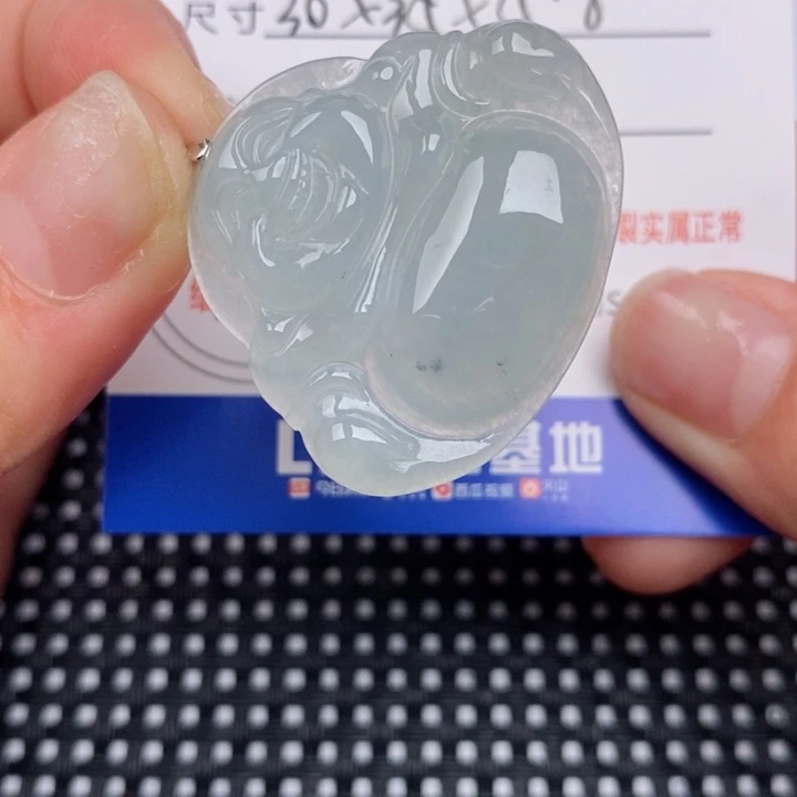 翡翠银S925镶嵌颈饰挂件