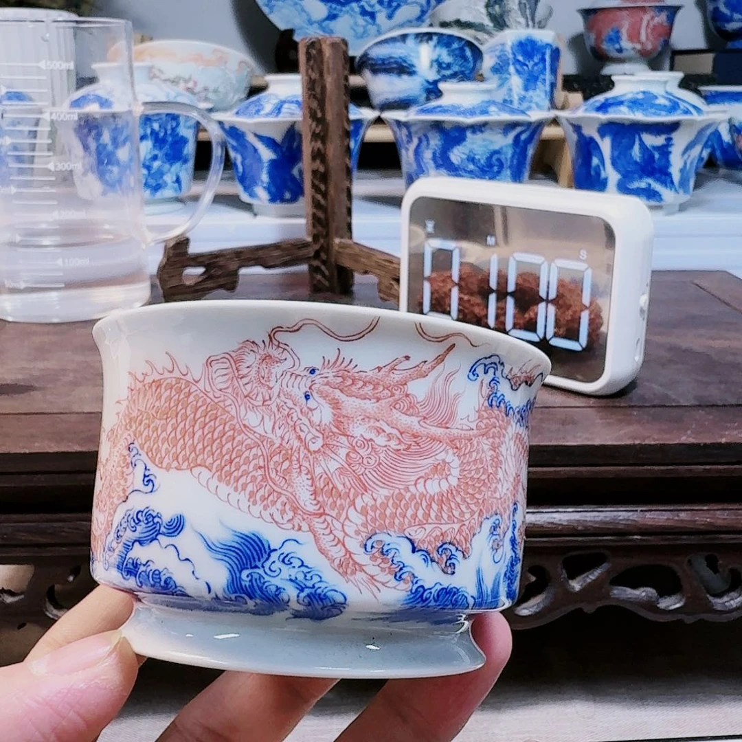 泥塑早**Q主人杯手工手绘