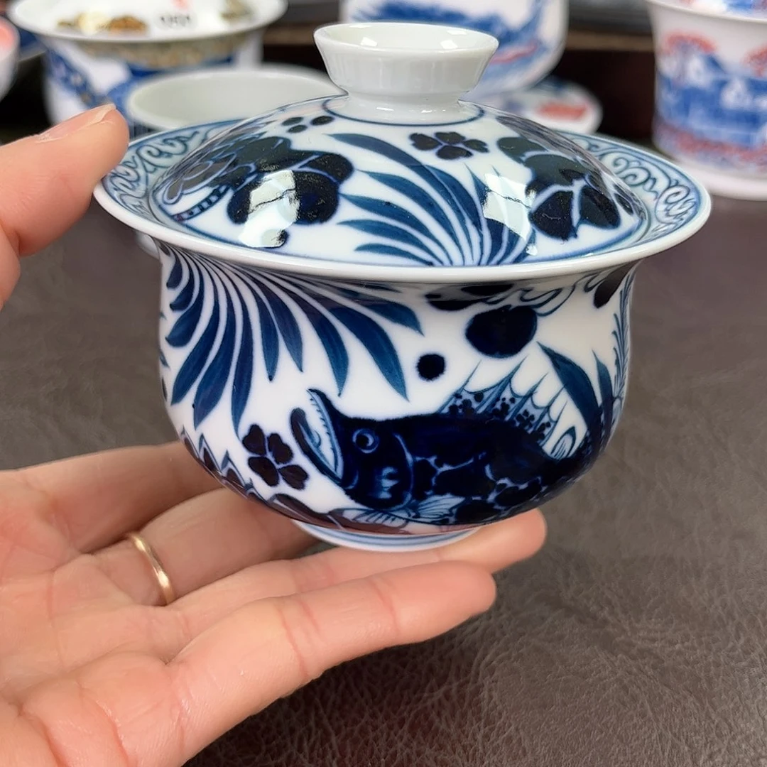 杯手绘高温瓷器瓷器