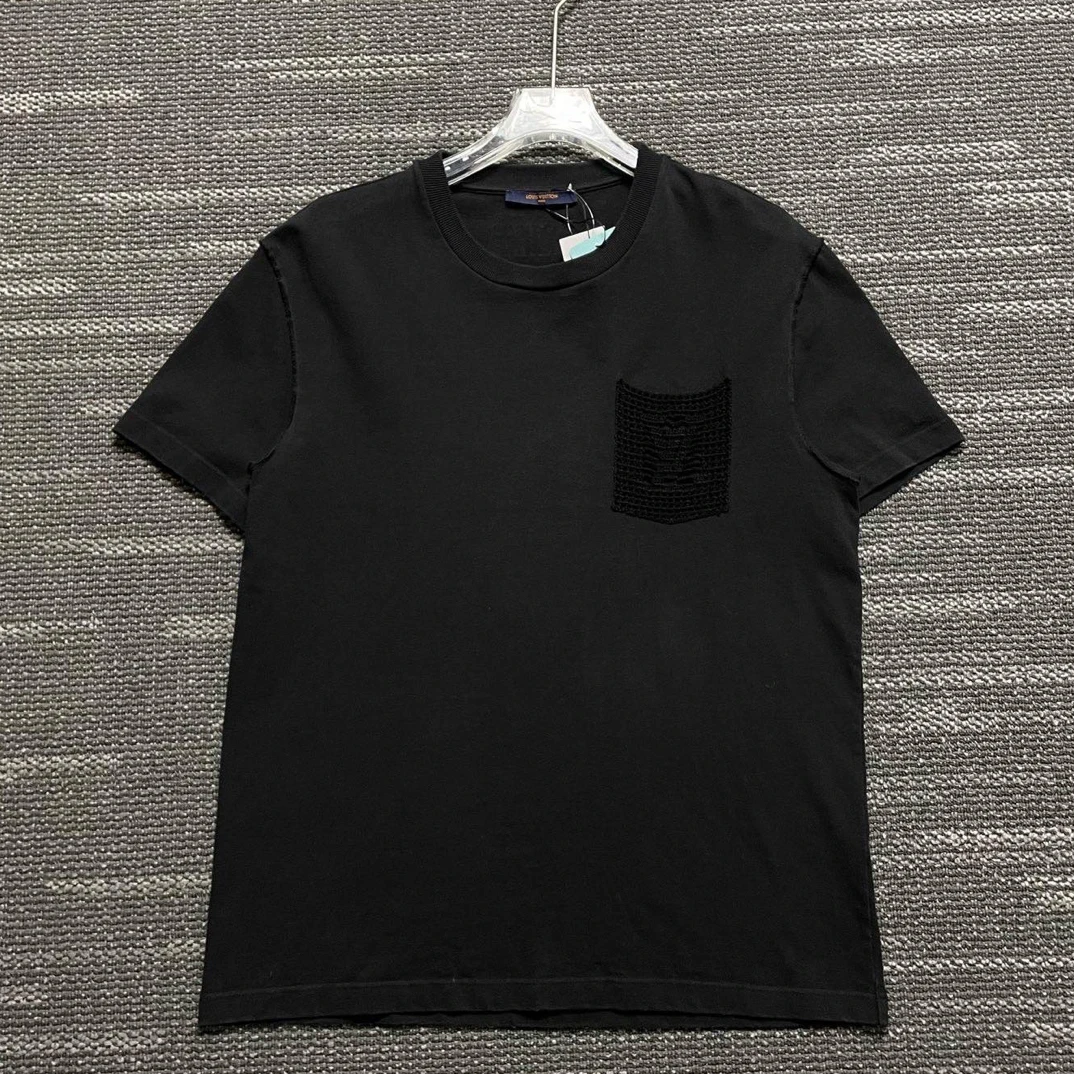 99新 LouisVuitton/路易威登 针织口袋圆领短袖/尺码M/9361
