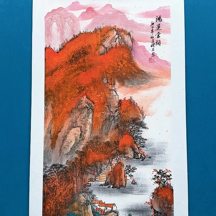 国画书法作品多次参加