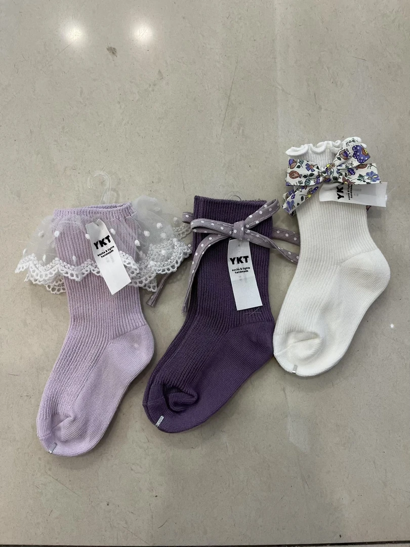 小里物-宝宝花边袜子