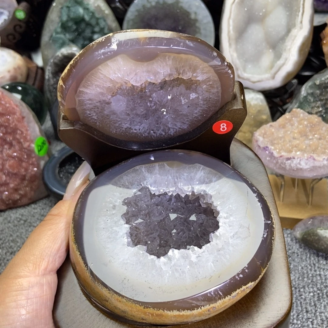 紫晶摆件未镶嵌水晶