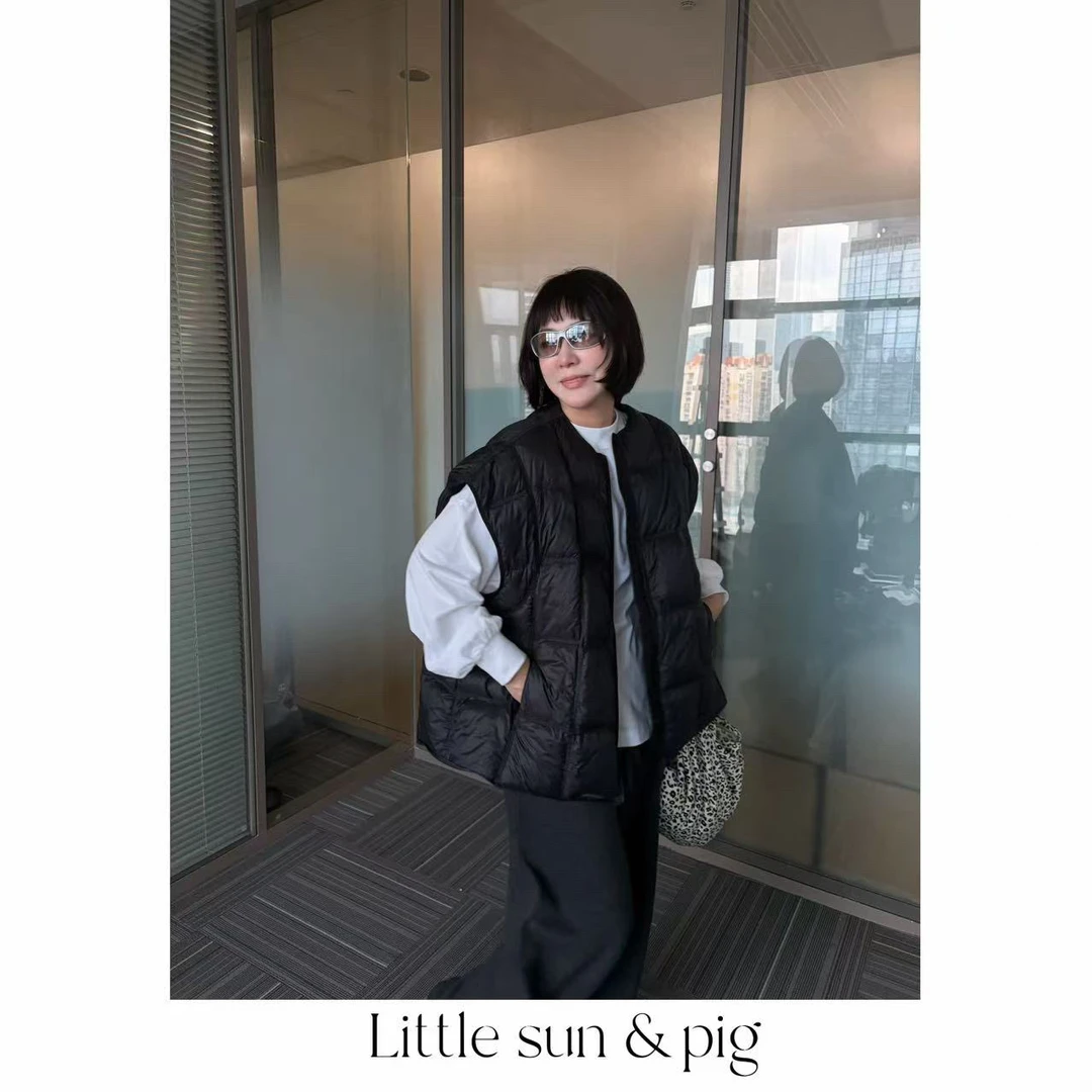 设计师模块羽绒马夹 no退no换