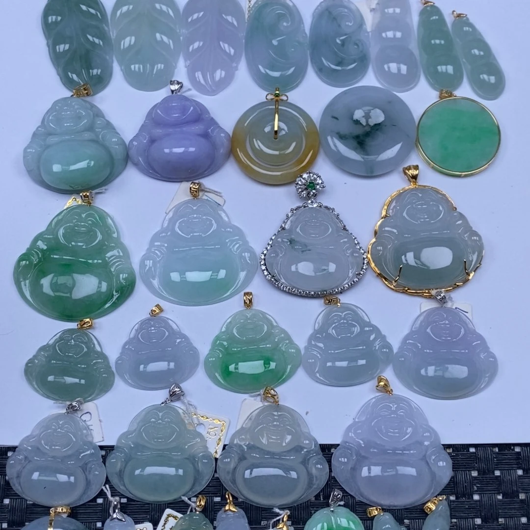 翡翠未镶嵌颈饰天然翡翠