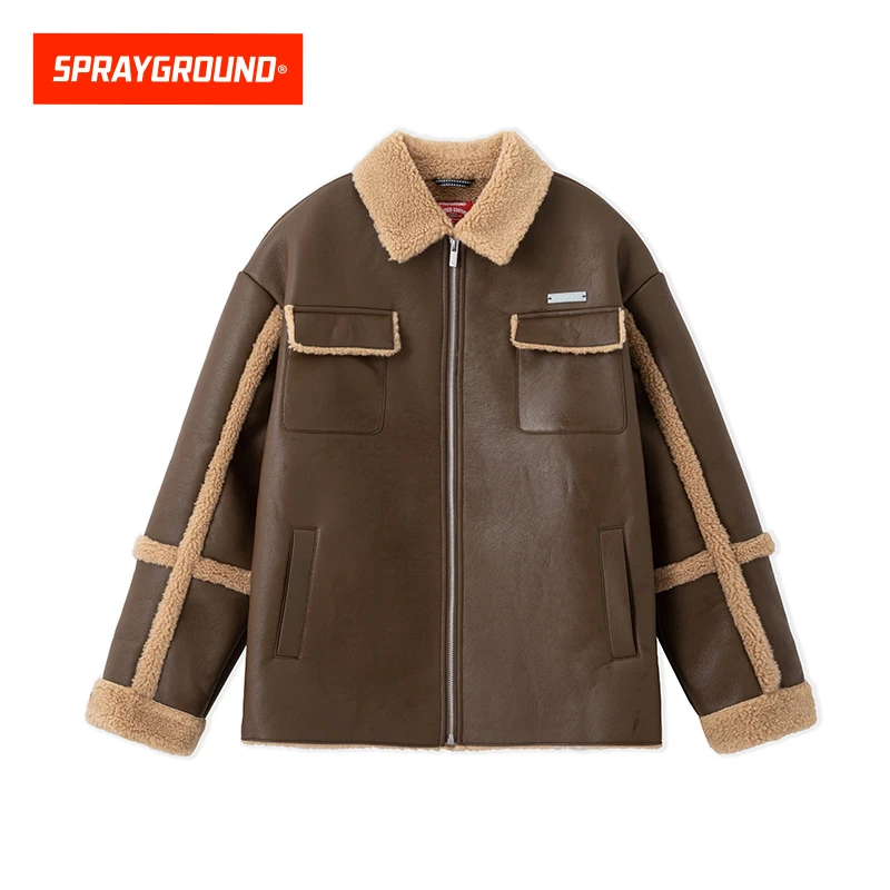 SPRAYGROUND 鲨鱼嘴夹克保暖秋冬时尚男士复古JM WE041109