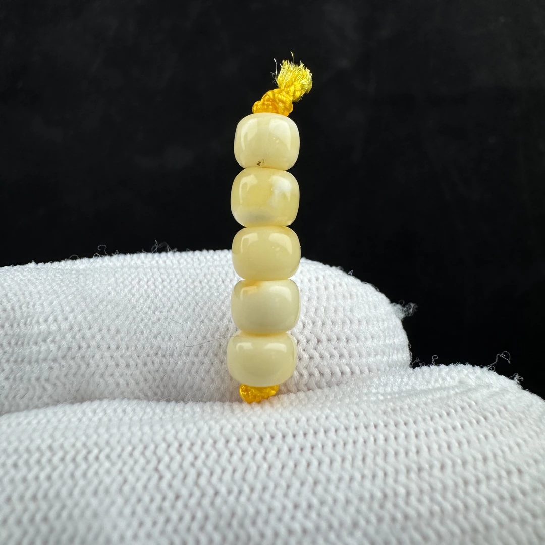 D1375天然蜜蜡 隔珠 5.7mm支持复检