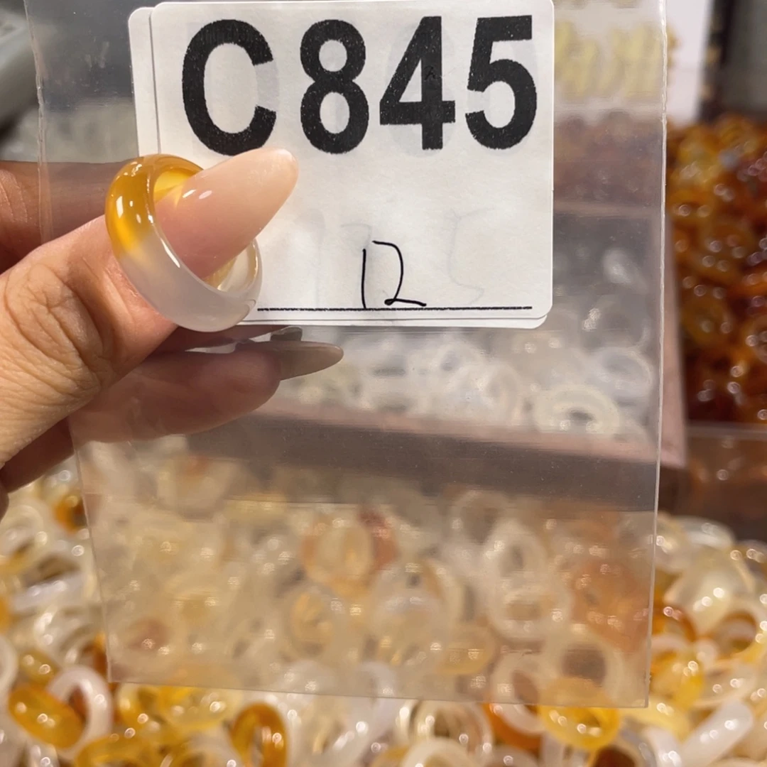 未镶嵌戒指玛瑙/玉髓845