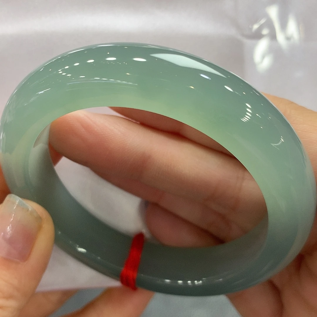 翡翠未镶嵌手镯56正圈