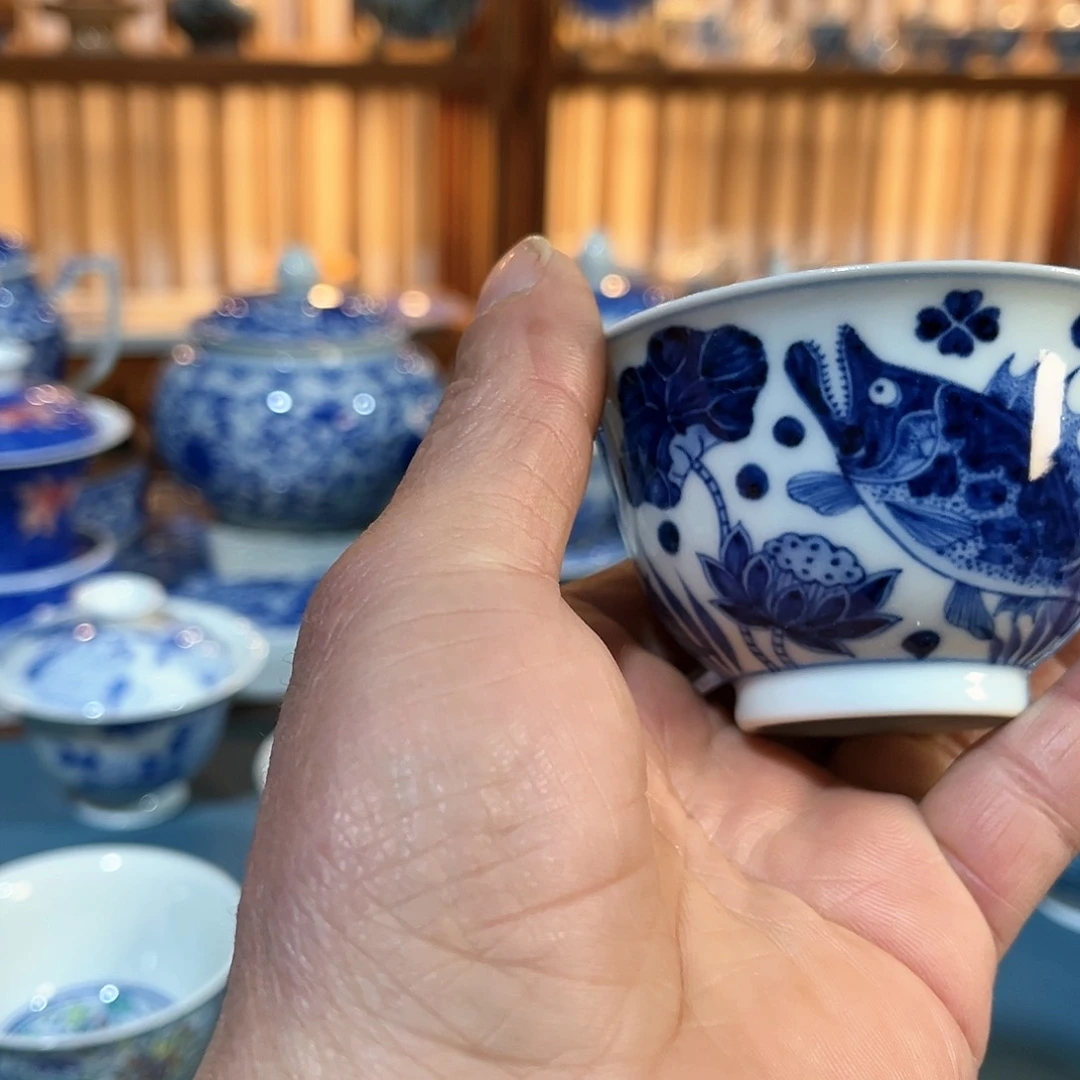 錡镇堂手工手绘杯