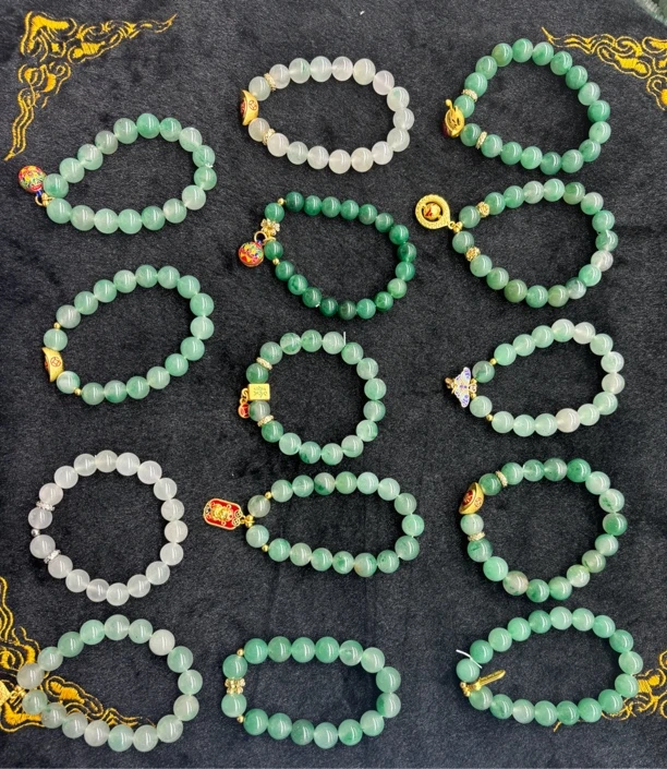 纯天然非洲翠手串DIY多样性发货