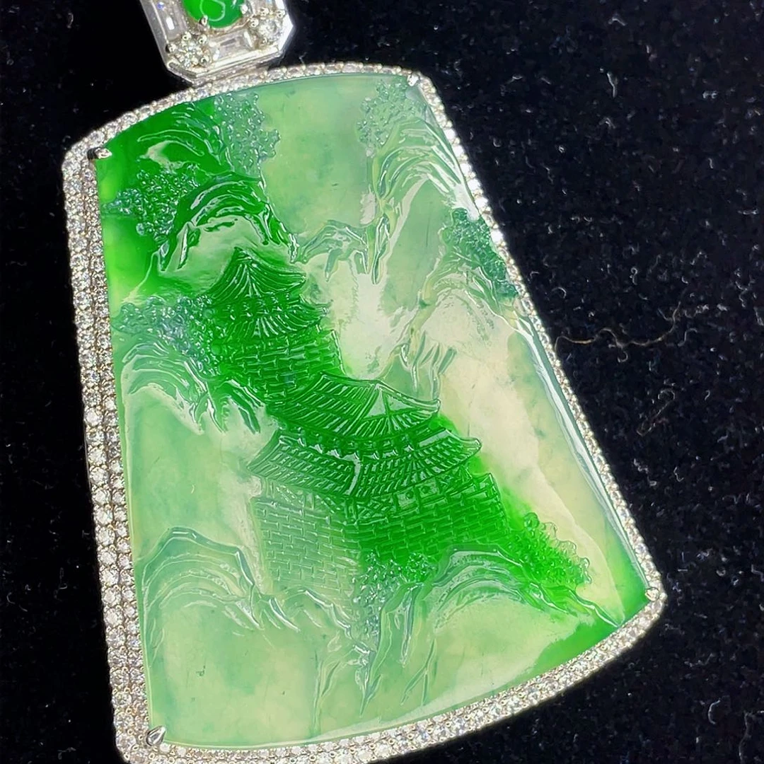 翡翠吊坠(不含链)未镶嵌