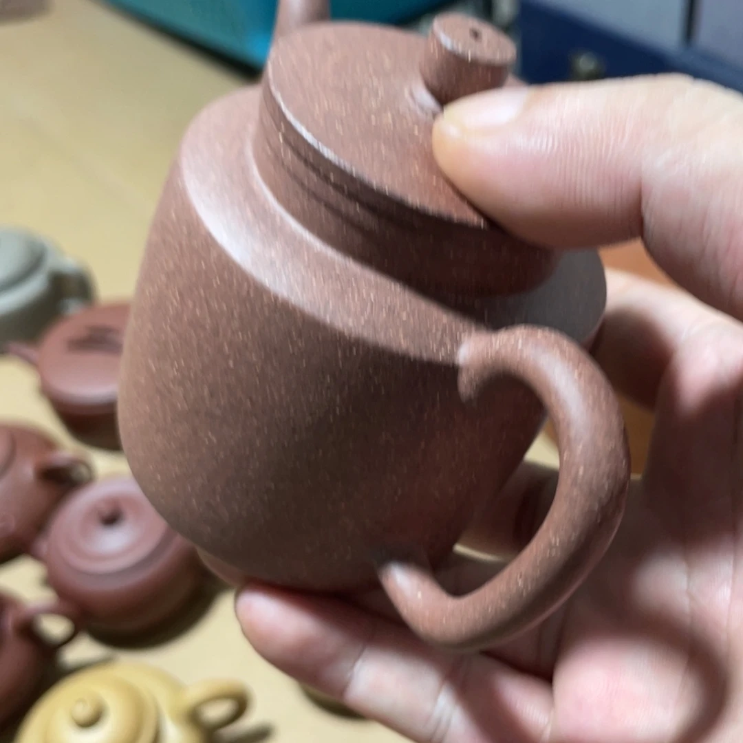 抖***斧紫泥茶杯共生紫泥