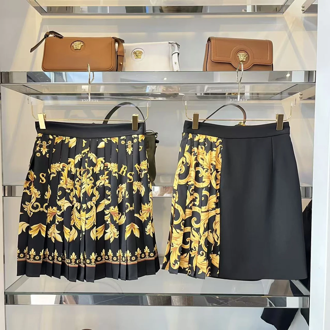 未使用 VERSACE/范思哲 女士巴洛克印花半身裙多色