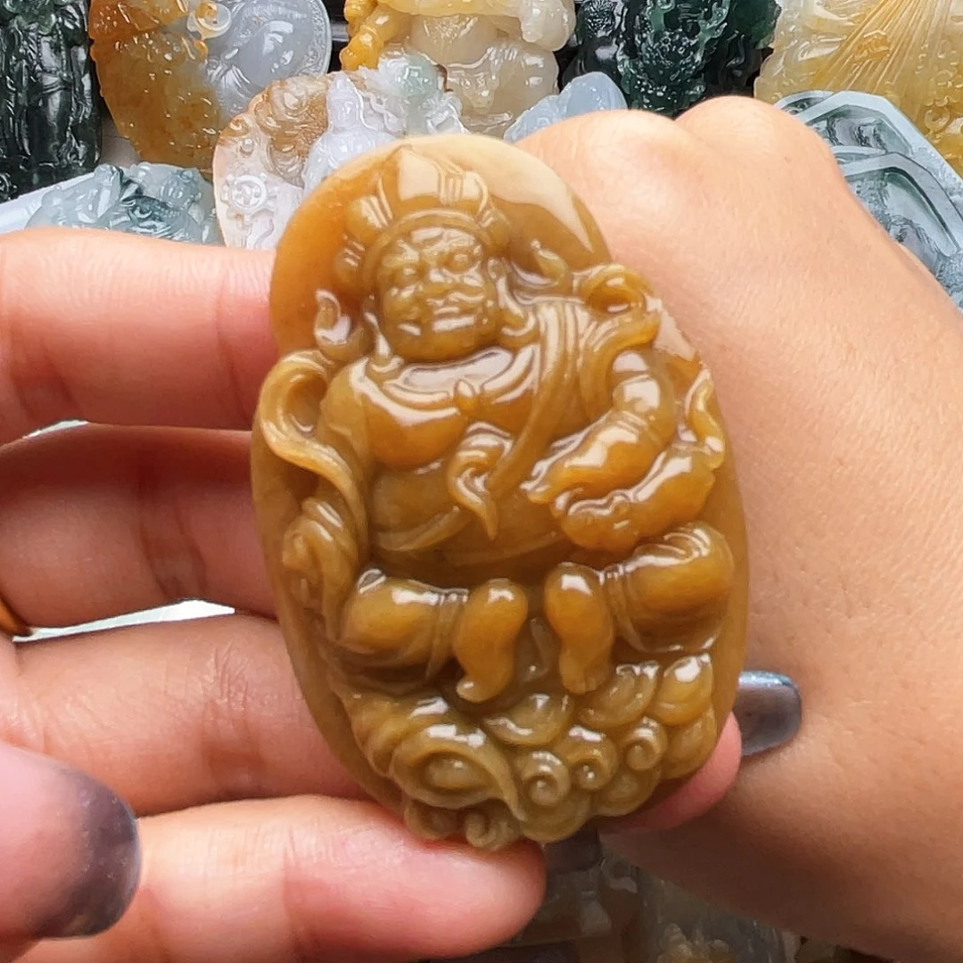 定制翡翠未镶嵌柯***糖天然