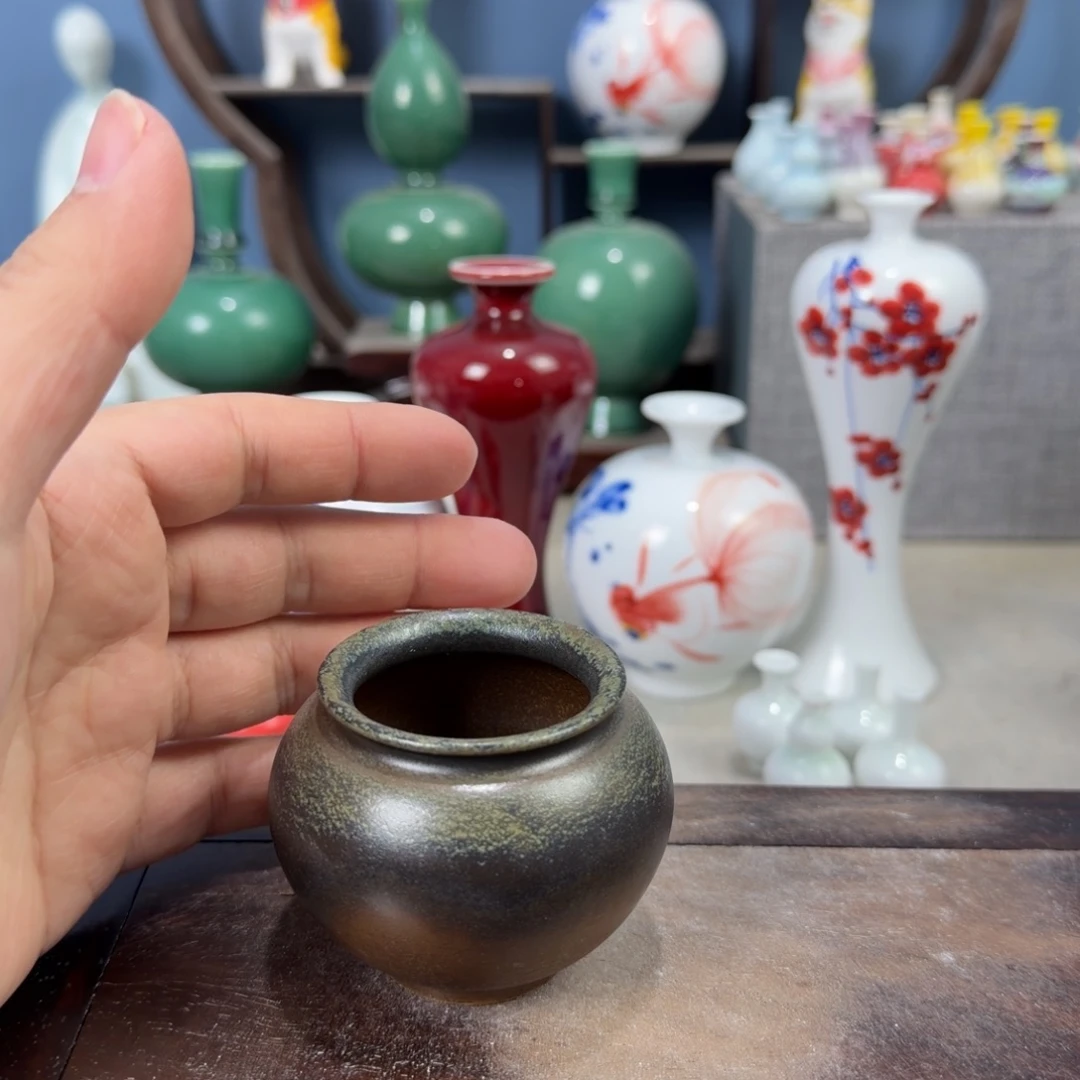 陶瓷手工小花器摆件