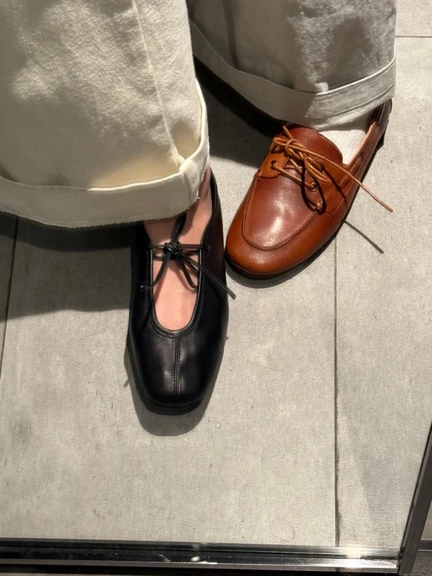 春树下*2025春款牛羊皮鞋