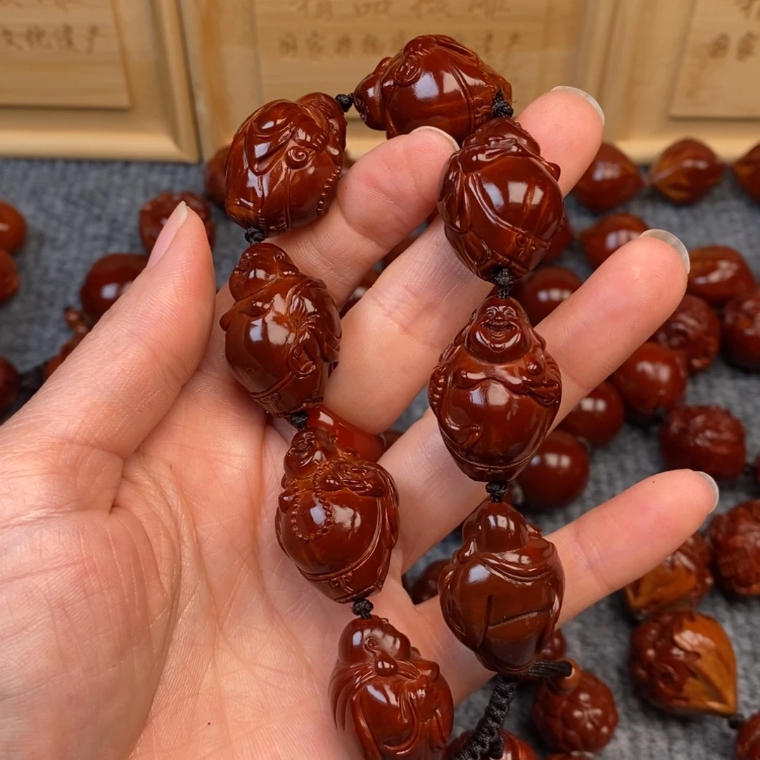 动***带手串/手链橄榄核整身弥勒