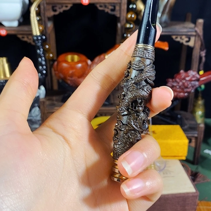 高端定制金丝楠烟嘴