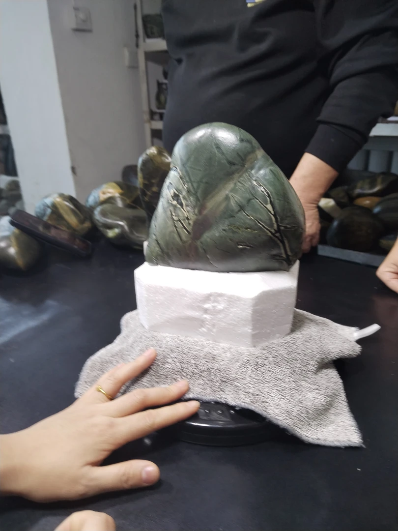 新疆额河奇石风景石观赏石画面石奇石装饰摆件天然奇石件造型石