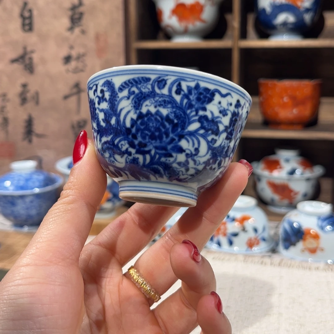 陶杯子景德镇陶瓷主人杯