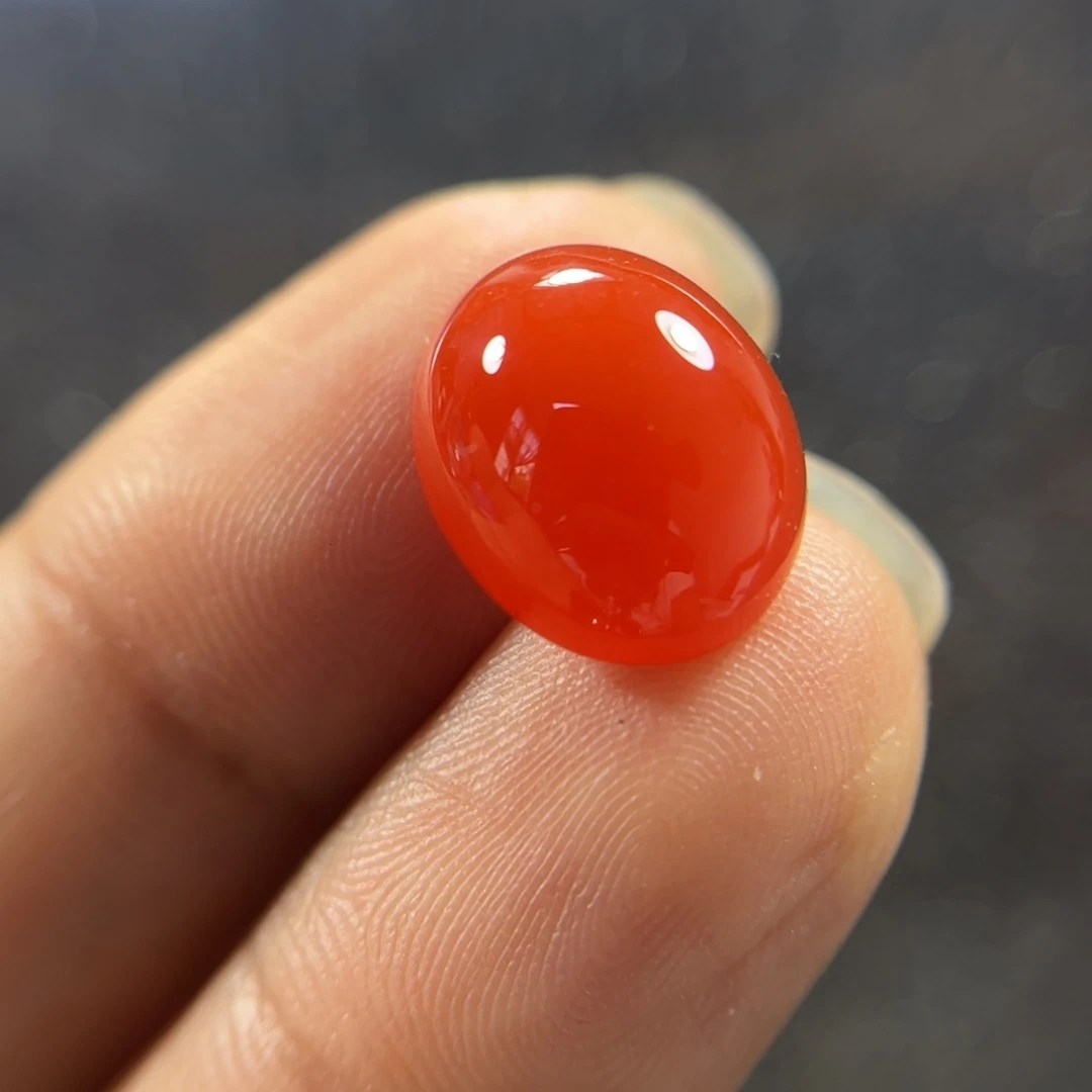 未镶嵌戒面南红玛瑙戒面