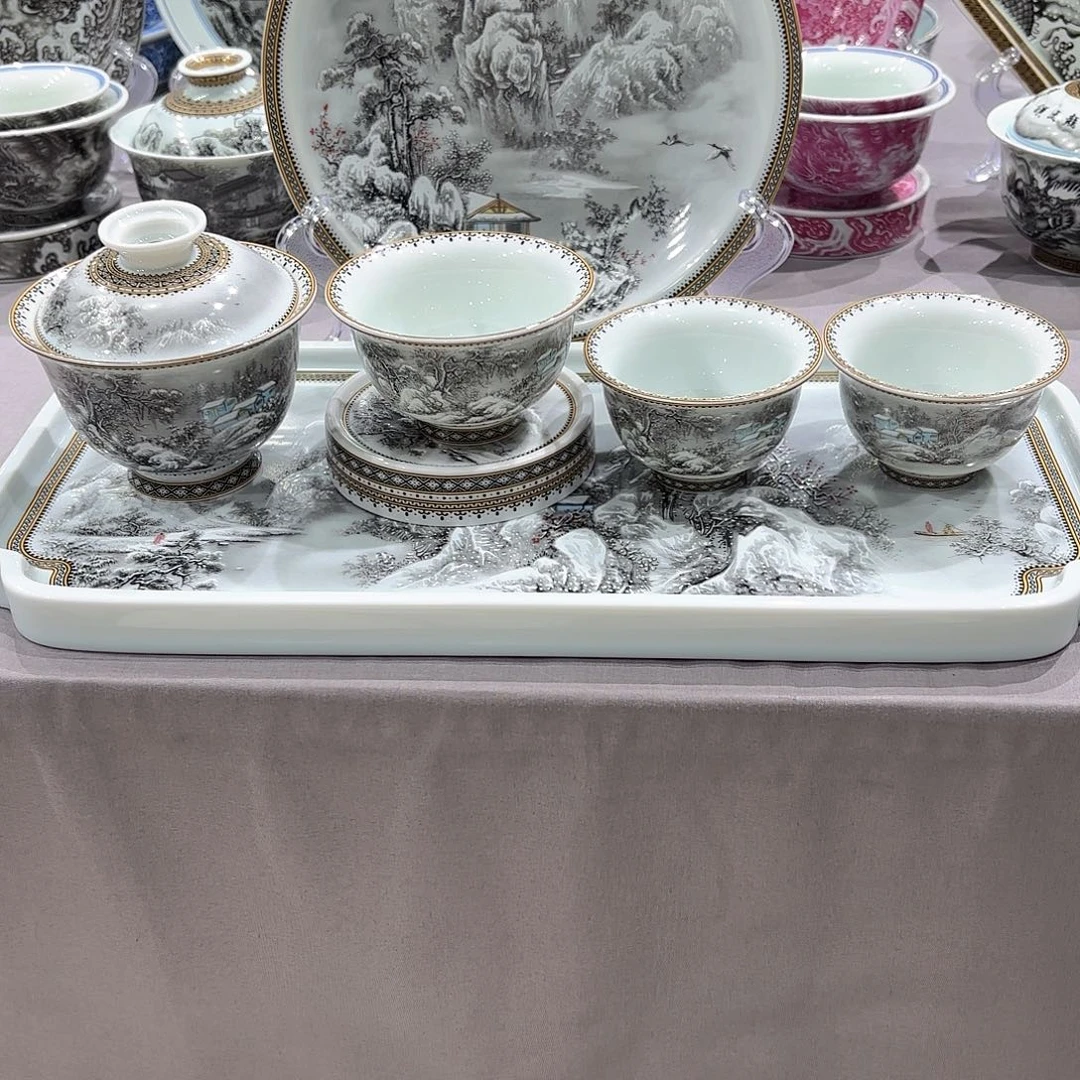 瓷片景德镇瓷器精品展示