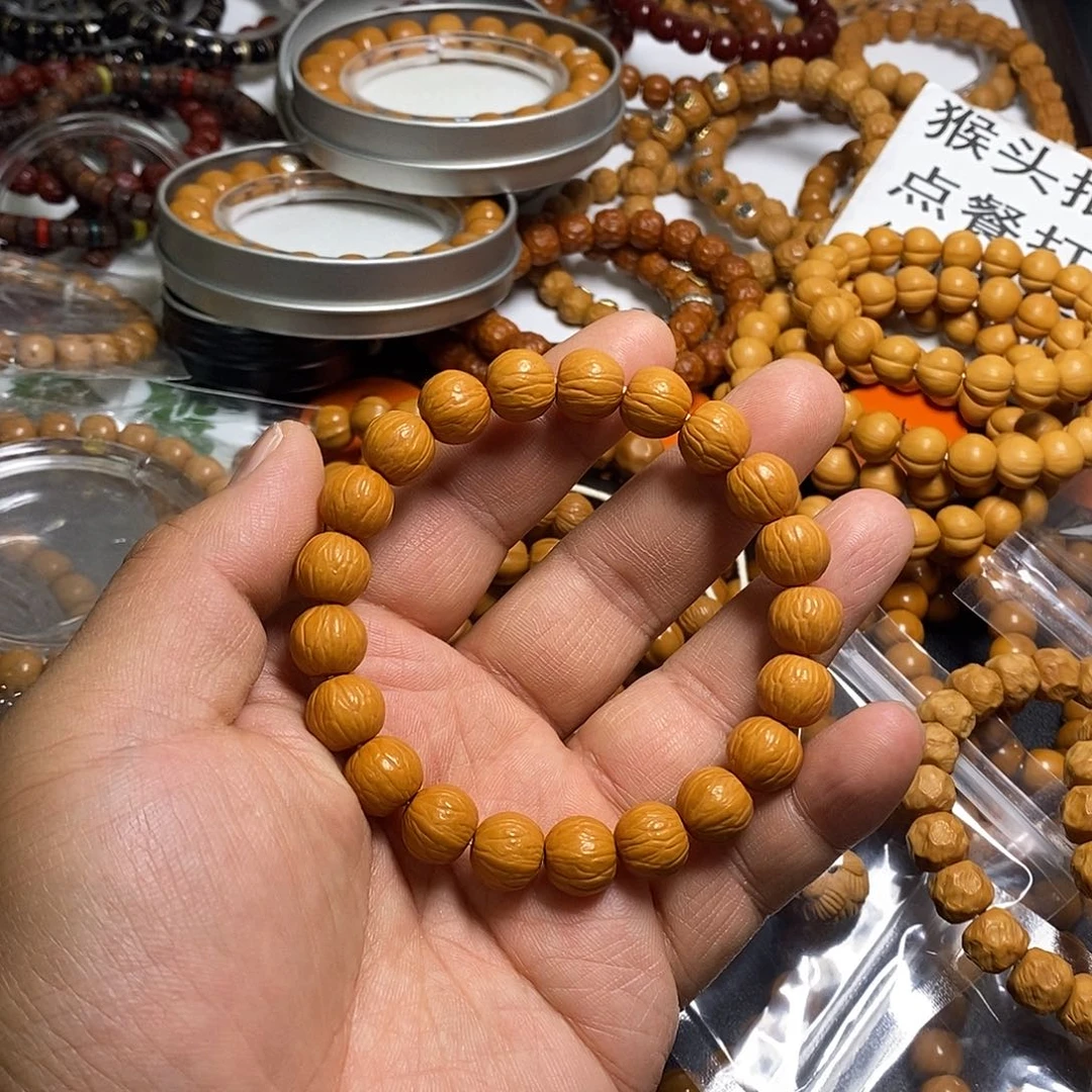 猴头核桃手串聚宝盆7号