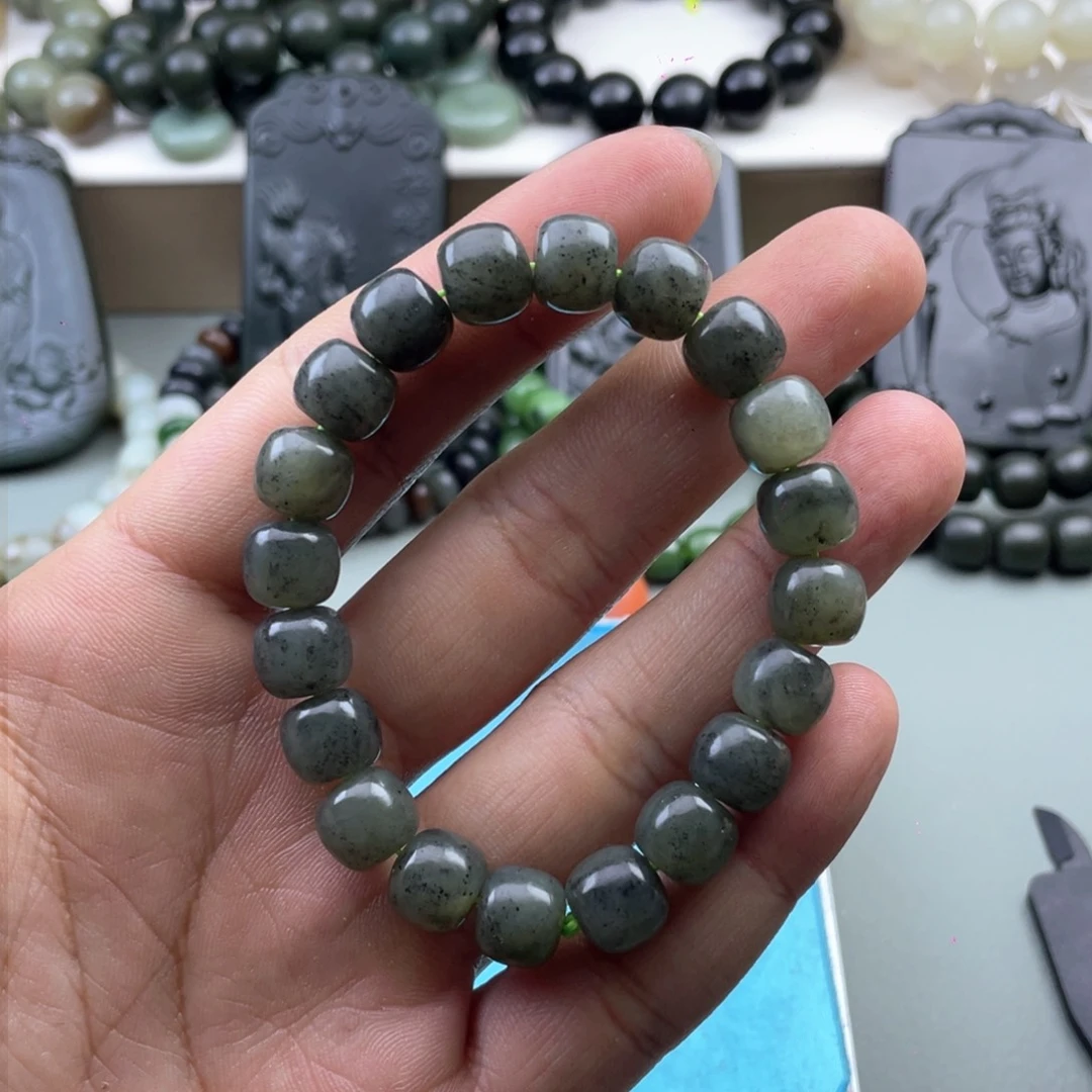 和田玉手串未镶嵌