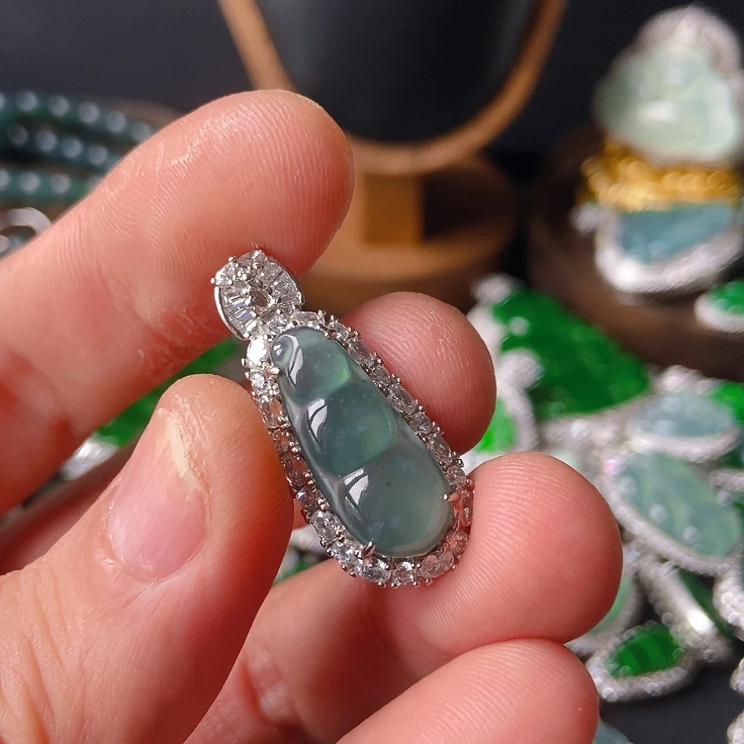 翡翠吊坠(不含链)未镶嵌878吊坠