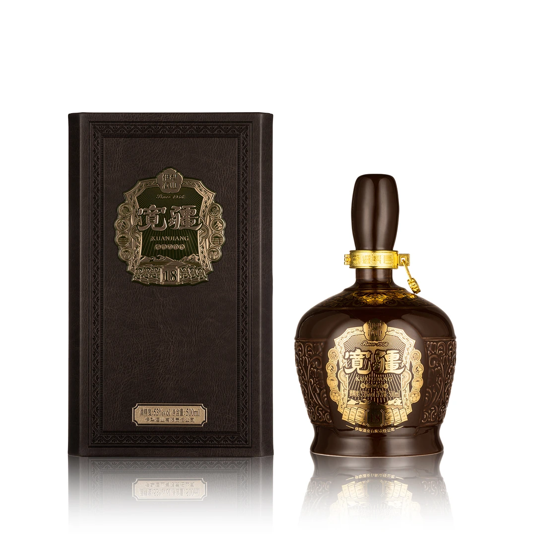 宽疆伊犁酒业酱香型白酒宽疆精英版18年53度500ml53%Vol500