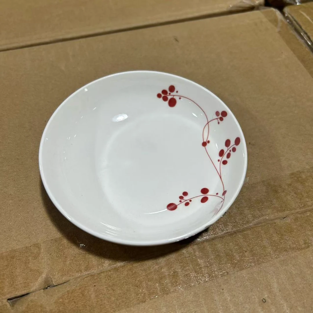 P家微波炉适用11cm蘸碟酱油碟-冬天果实（5131335）0685