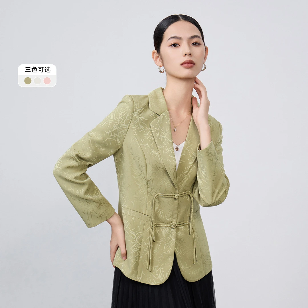 【佳佳专属】马天奴女短款上衣女士御姐风袖型短外套VDS275JKH0