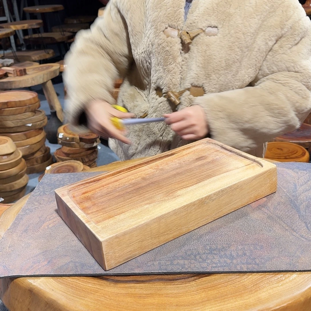 香樟木干泡盘32-18-4.5