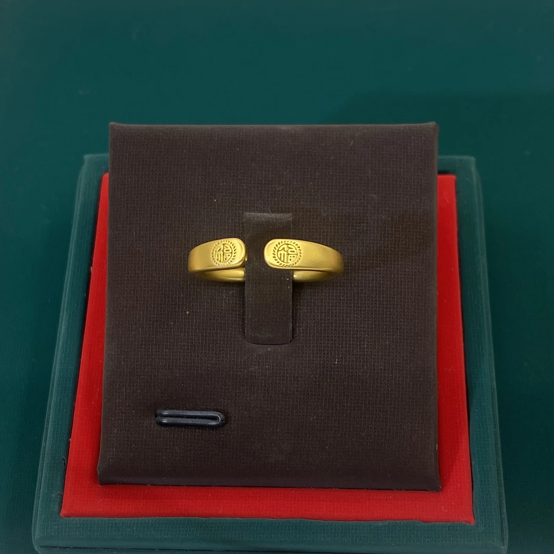 双福戒指开口可调节B223