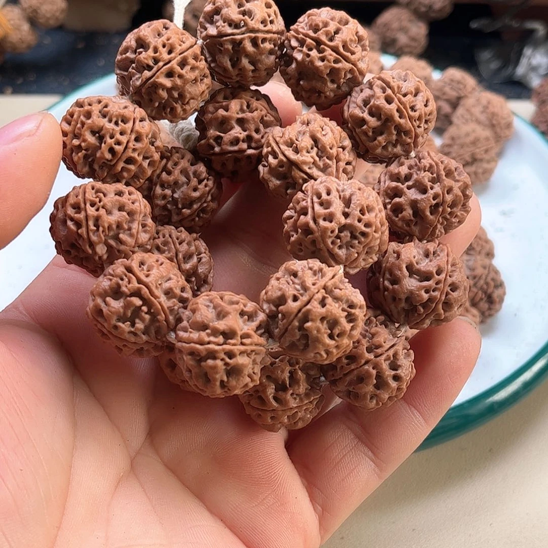 金刚菩提手串21老籽五星双龙